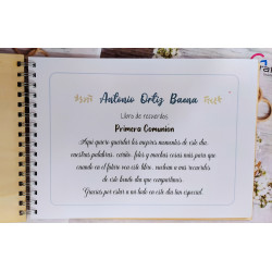 LIBRO COMUNIÓN PERSONALIZADO