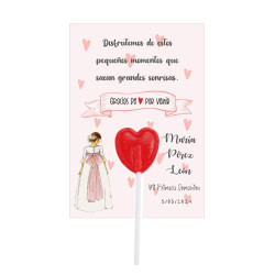 TARJETA CON PIRULETA