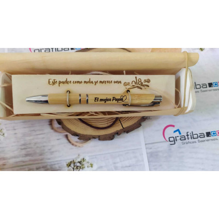BOLIGRAFO MADERA