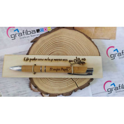 BOLIGRAFO MADERA